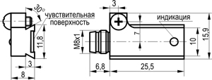 Габариты MS NR1CA-11-LS401